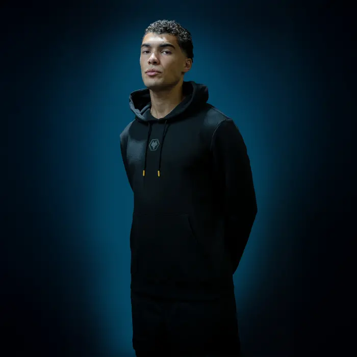 Wolverhampton Wanderers Shirt Store | Blackout Hoodie – Black Collection Wolverhampton Wanderers Official Gear
